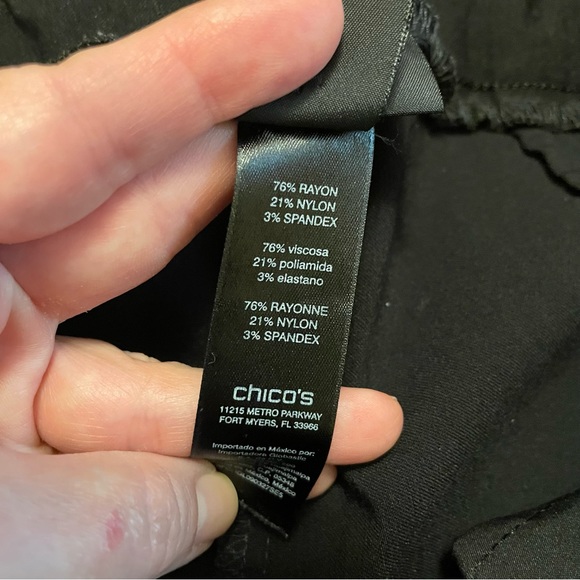 Chico’s So Slimming Black Pants - Picture 5 of 8